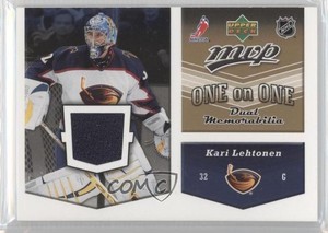 2006-07 Upper Deck MVP One on One Dual Jerseys Olaf Kolzig Kari Lehtonen #OJ-LK