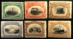 US Stamps 1901 - 294-299 MNH OG - Pan-American Series - VF/XF - Picture 1 of 2