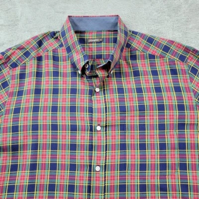 J Mclaughlin Shirt Mens Large Multicolor Plaid Flannel Outdoor Button Down - Image 1 of 4