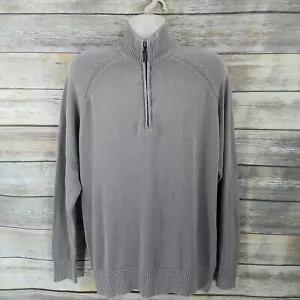 Suéter Salute by Levelwear Nuevo con Etiquetas Talla M Beige 1/4 Cremallera Cuello Simulado Ligero LEER - Imagen 1 de 8