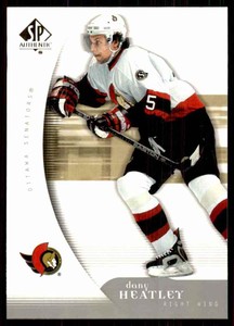 2005-06 SP Authentic Dany Heatley #68