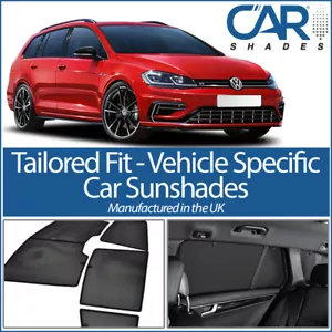 VW GOLF MK7 ESTATE 13>20 WINDOW SUN SHADE BABY SEAT CHILD BOOSTER BLIND UV SAFE - Picture 1 of 12