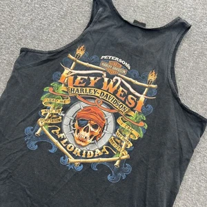Harley Davidson Florida Tank Shirt Herren XL Piraten Key West Biker Motorräder - Bild 1 von 8