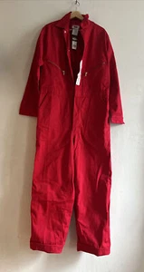 Coveralls - Unlined - Work - Long Sleeved - Walls -RED - 42-TALL - Picture 1 of 8