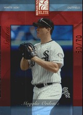 2002 Donruss Elite Status Chicago White Sox Baseball Card #16 Magglio Ordonez/70