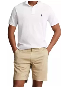 Polo Ralph Lauren Mens 7-Inch Slim Fit Dobby Shorts Classic Khaki Size 38W - Picture 1 of 4