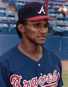 1991-93 Otis Nixon ATLANTA BRAVES UNSIGNED 8 x 10-1/8 ORIGINAL SNAPSHOT PHOTO #9 - Picture 1 of 1