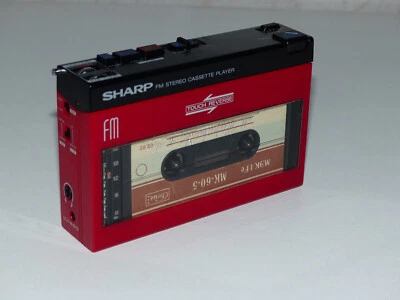 Sharp QT-19 HR-1 Walkman Vintage Cassette Player - Bild 1 von 4