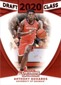 2020-21 Panini Contenders Draft Picks Draft Class Red Anthony Edwards #2 176881