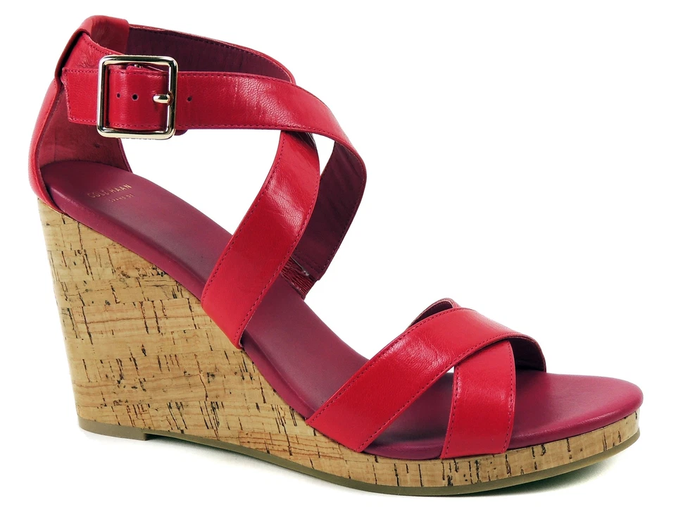 Женские сандалии Cole Haan Jillian на танкетке Electra розовые размер 10 M - Изображение 1 из 4