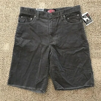 Pantalones Cortos Largos de Pana Cortados MAMBO Gris Peltre Para Hombre Talla 29 o Adolescentes Niños Foto 1 de 2