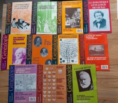 Lot La Revue Française De Généalogie 1984 A 1987. - Immagine 1 di 4