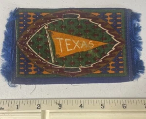 Early 1900's B51 Tobacco Felt College Pennants University of Texas 4" X 7" - Foto 1 di 1