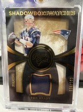 2015 Black Gold Tom Brady game worn patch 