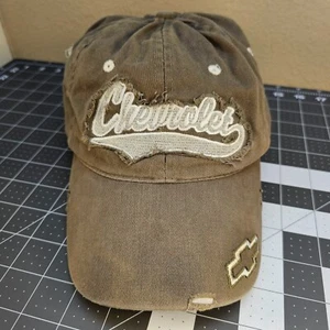 Chevrolet Gray Trucker Distressed Adjustable Strapback - Picture 1 of 12