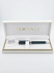 Versace Olympia Green Silver Ballpoint Blue Ink Pen - VRJCA0323 - Picture 1 of 4