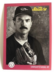 MLB 1991 Studio 91 #2 Dwight Evans - Baltimore Orioles - Near Mint