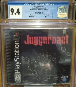 JUGGERNAUT PS1 PlayStation Etiqueta Negra 3 Discos CGC 9.4 B+ - Imagen 1 de 7