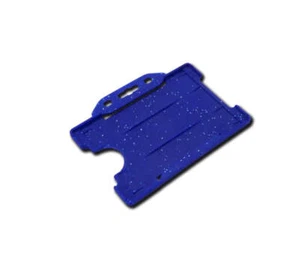 Metal Blue Detectable Open Faced Card Holders – Landscape, 1-Sided (Pk. 1-100) - Picture 1 of 1