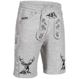 PAULGOS Herren Trachten Jogginghose, Optik Trachten Lederhose, Kurz JOK4 - Bild 1 von 7