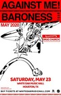 AGAINST ME! / BARONESS "TOUR MAY 2020" HOUSTON CONCERT POSTER - Punk Rock Music