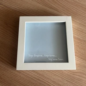 Hallmark Baby Blue Tiny Fingers, Tiny Toes, Big New Love Photo Frame - Picture 1 of 8