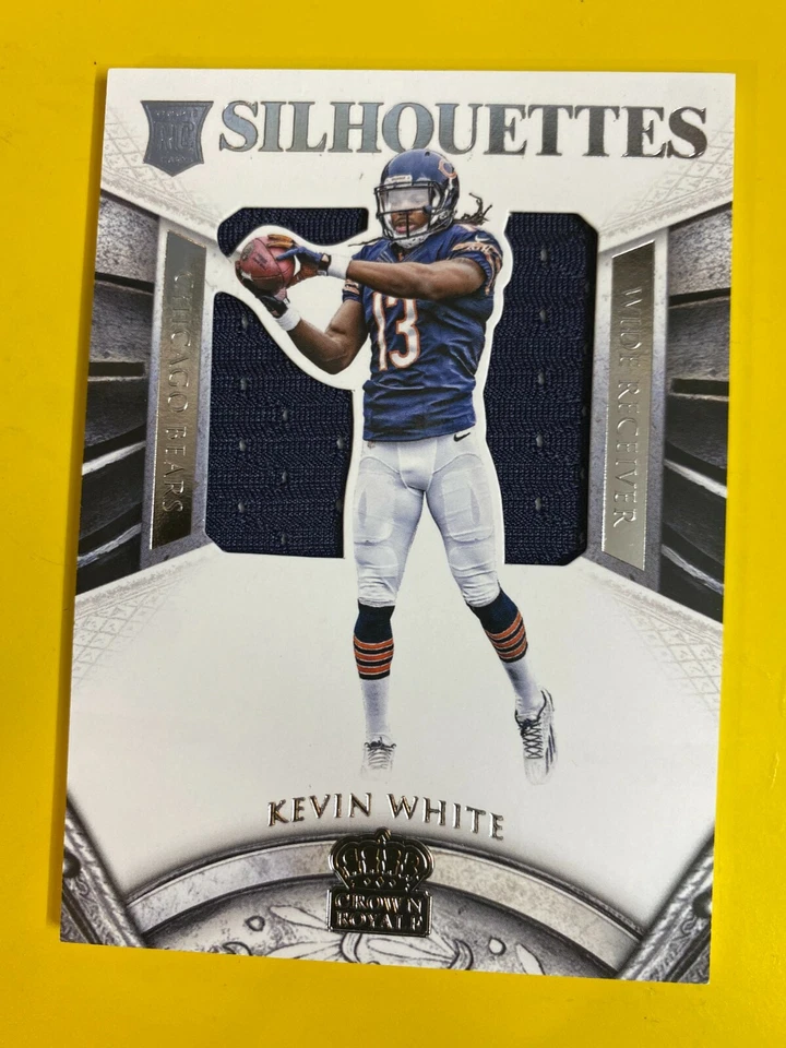D44611  2015 Crown Royale Rookie Silhouettes #223 Kevin White #145/299 - Image 1 of 1