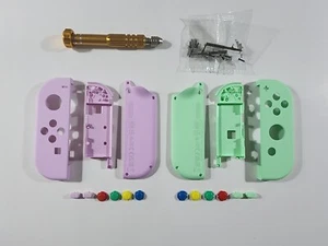 Carcasas Joy Con Pastel Genuinas Nintendo Púrpura (L) y Verde (R) ELIGE TUS OPCIONES - Imagen 1 de 1