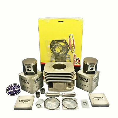 New OEM Polaris Nikasil Plated Cylinder 04-18 550F Fan Piston Gaskets IQ RMK 550 - Image 1 of 4