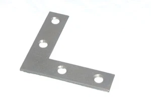 400 X Supporti Angolari Piatto 63Mm (2.5 Pollici) Acciaio BZP | Onestopdiy - Foto 1 di 1