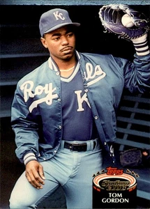 1992 Stadium Club #388 Tom Gordon Kansas City Royals - Picture 1 of 2