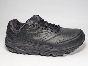 Brooks Addiction Walker Scarpe Sneakers Uomo Taglia 7,5 Pelle Nera 1100394E001 - Foto 1 di 23