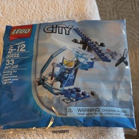LEGO CITY: Police Helicopter (30222) Polybag - Retired - **USED**