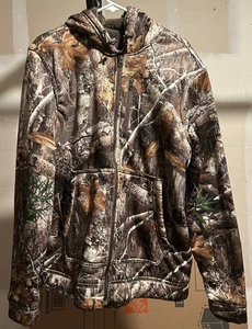 Realtree Sherpa Lined Jacket/Full Zip Hoodie - Picture 1 of 5