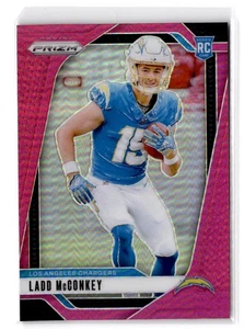 2024 Panini Prizm Ladd McConkey RC #365 Pink Los Angeles Chargers - Picture 1 of 2