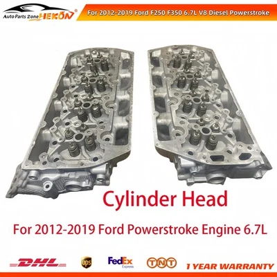 Left/Right Cylinder Head For 2012-2019 Ford F250 F350 6.7L V8 Diesel Powerstroke - Image 1 of 4