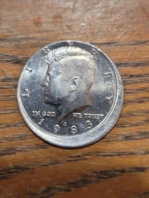 1983 FG Kennedy Half Dollar Broadstruck - Image 1 of 2