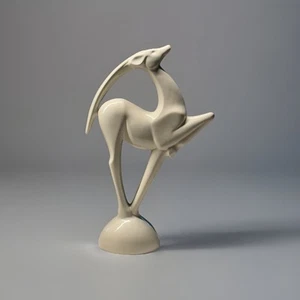 VINTAGE 21” ROYAL HAEGER ANTELOPE GAZELLE ART DECO SCULPTURE STATUE - Picture 1 of 16