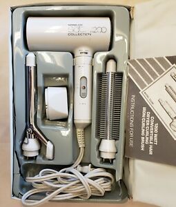 Norelco Satin Collection Vintage Interchangeable Styling Set Dryer Wand Brush 
