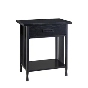 Ironcraft Side Table in Black - Picture 1 of 10