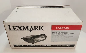 Original Lexmark 12A5745 Druckerpatrone Toner mit hoher Kapazität offene Verpackung 12A5134 - Bild 1 von 13