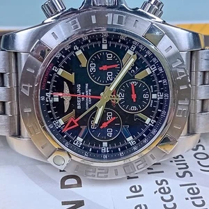 BREITLING CHRONOMAT GMT AB0412 LIMITED EDITION AUTOMATIC WATCH - Picture 1 of 21