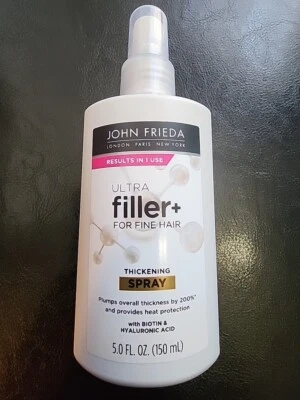 John Frieda Ultra Relleno + Para Espesante de Cabello Fino Spray Biotina Hialurónico 5oz Foto 1 de 2