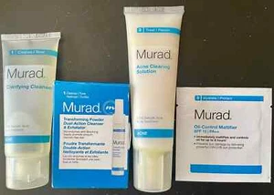 Lot of 4 Murad Acne Control Facial Products Clarifying, Cleaning & Toning NEW - Picture 1 of 2