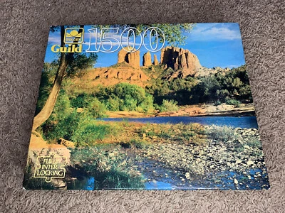 NEW GOLDEN GUILD - RED ROCK CROSSING Jigsaw Puzzle- 1500 Pc  - Изображение 1 из 4