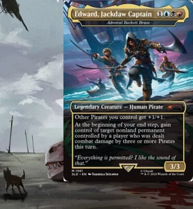 Edward, Jackdaw Captain PIRATES Commander Deck EDH MTG Magic Ready-to-Play - Picture 1 of 13