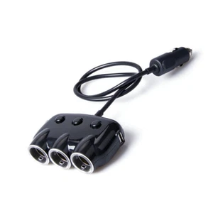 Phone Adaptors Charger Multifunctional Dual USB Adapter Three Lighter - Photo 1 sur 11