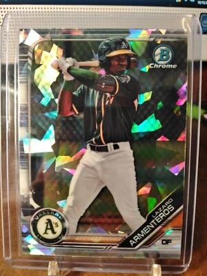 Lazaro Armenteros 2019 Bowman Chrome Sapphire Oakland As - Image 1 of 2