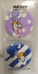 Donald Duck Daisy Disney Makeup Air Cushion Powder Puff Sponge New - Picture 1 of 6