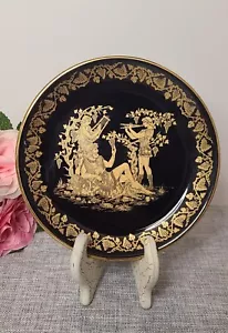 Small Decorative Collectible Handmade Greece 24K Gold Black Greek Gods, 6" - Picture 1 of 5
